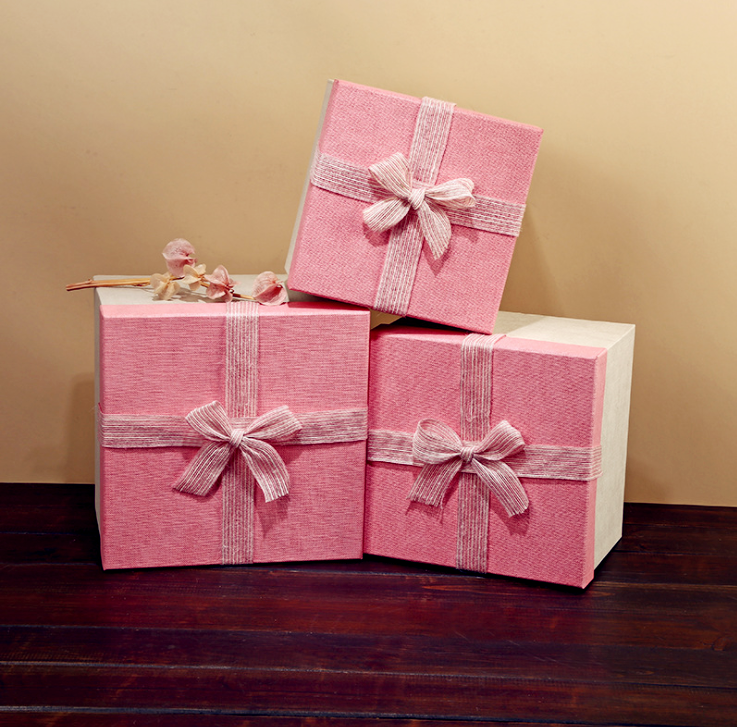 In Stock Large Square Paper Suitcase Gift Box, Gift Paper Box For Gift