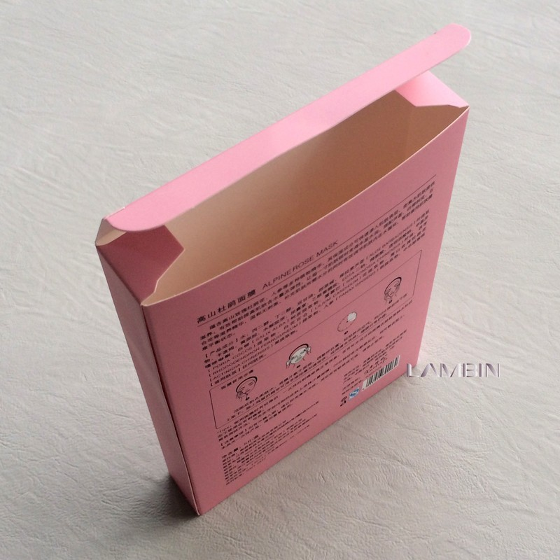 Customize Printed Eco-friendly Packaging Box For Cosmetics Facial Masks