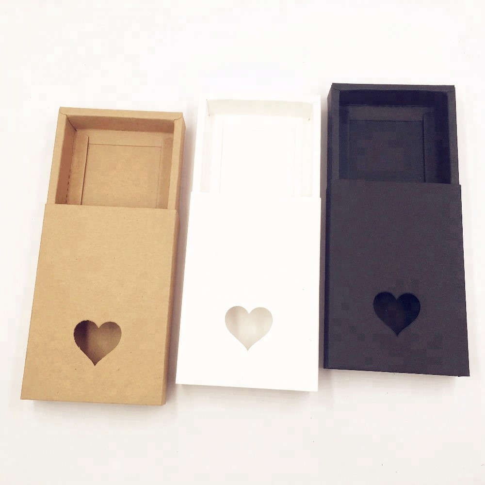 Custom Shape Brown Kraft Paper Kraft Paper Drawer Box, Drawer Paper Gift Box