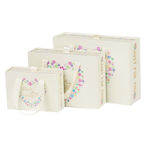 Top Quality plain paper boxes for clothing,custom boxes paper with handle