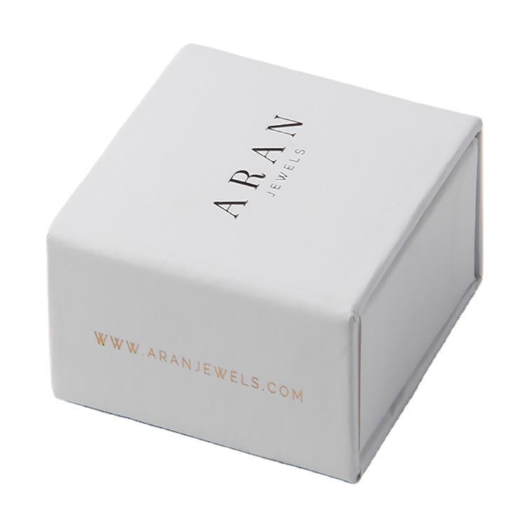Flip white gift box rectangular book box with magnet custom logo
