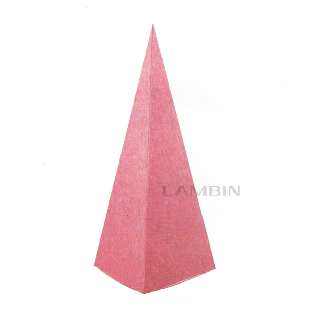 pyramid structure paper box