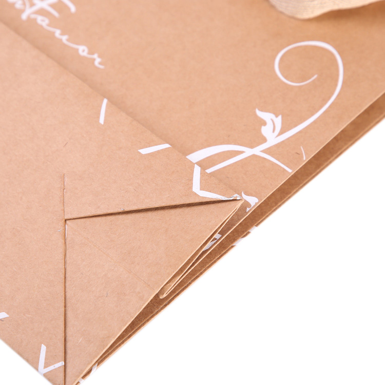 HangZhou supplier craft paper gift bag thank you,recycle paper bags with custom logo
