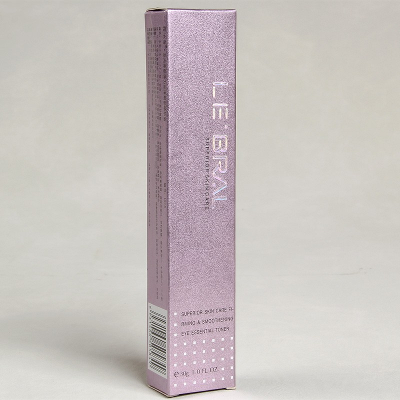 Glossy Lamination Cosmetics Packaging Box For Eye Essential Toner 