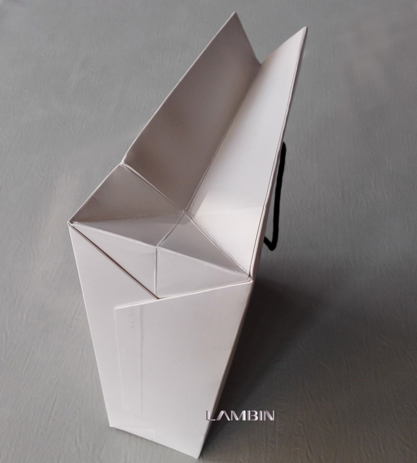 Hangzhou Printing Factory Custom Monochrome Paper Bag For Casual Jackets
