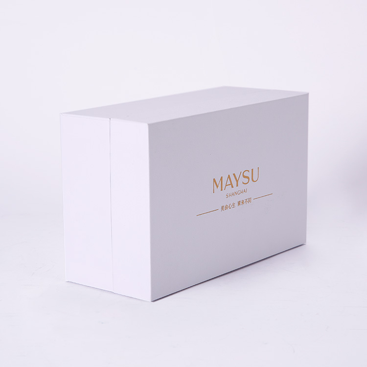 Luxury Custom Printed Logo White Paper Cardboard Box For Cosmetic Packaging