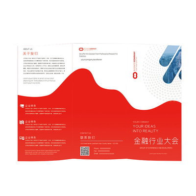 Low price 2020 printed promotional folding flyer printing flyers in colorful