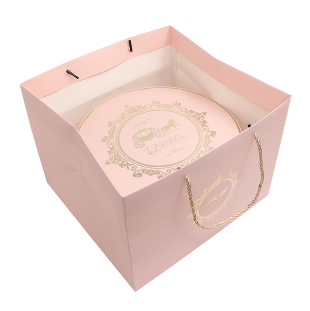 Customized Flower Packaging Gift Box, Hat Design Luxury Preserved Recyclable Paper Boxes