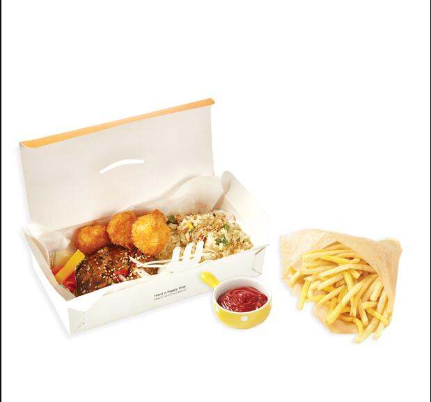 2021 Hot Wholesale Customized Logo Disposable Paper Take Away Sushi Baking Sandwich Box
