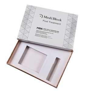 Custom Luxury White color Woman Skin Care Paper Packaging Box with Lid