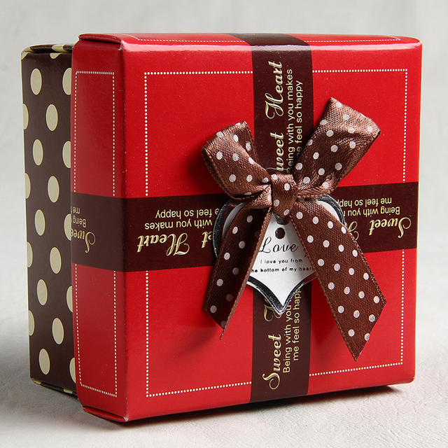 Environmental Packing Box Printing Silk Band Flower Ties For Presents