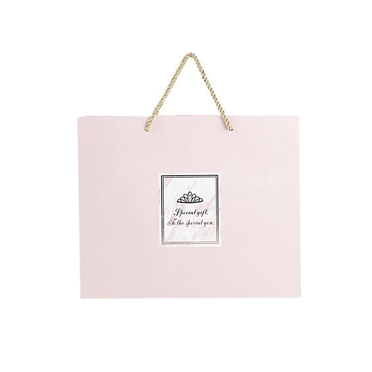 Customized High Quality Paper Packing Bag With Silk Handle For Gift