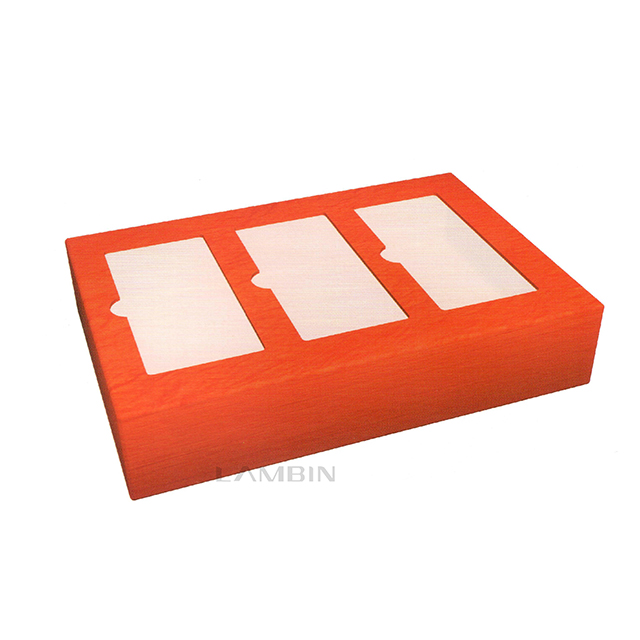 partitioned box for packing fragile products