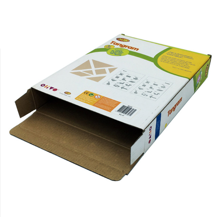 Printing Custom Logo Paper Boxes Customized Cardboard Paper Box, Gift Box Paper For Tangram Toy Packaging