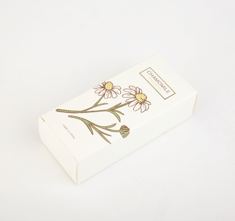 Custom Small Fresh White Card Packaging Box Color Printing Food Medicine Box