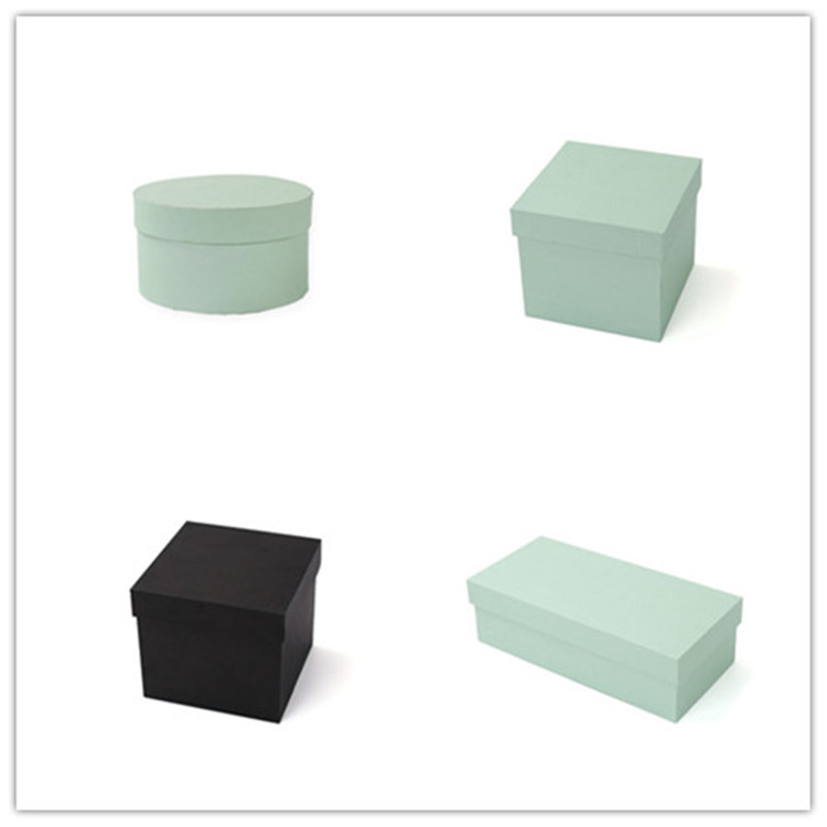 Wholesale Gift Packaging Plain Square Rectangle Round Flower Box 