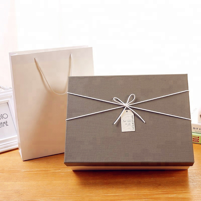 Custom Printed Logo Beautiful Rectangular Birthday Gift Paper Packaging Box