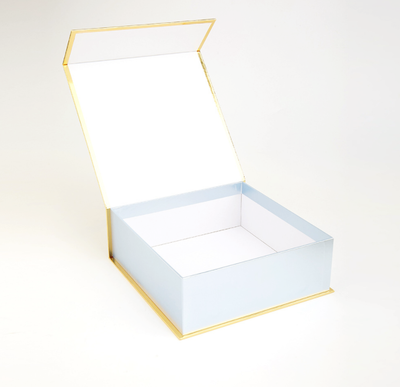 Manufacturers Custom Bronzing Book Box Clamshell Carton Cosmetic Packaging Box Custom 