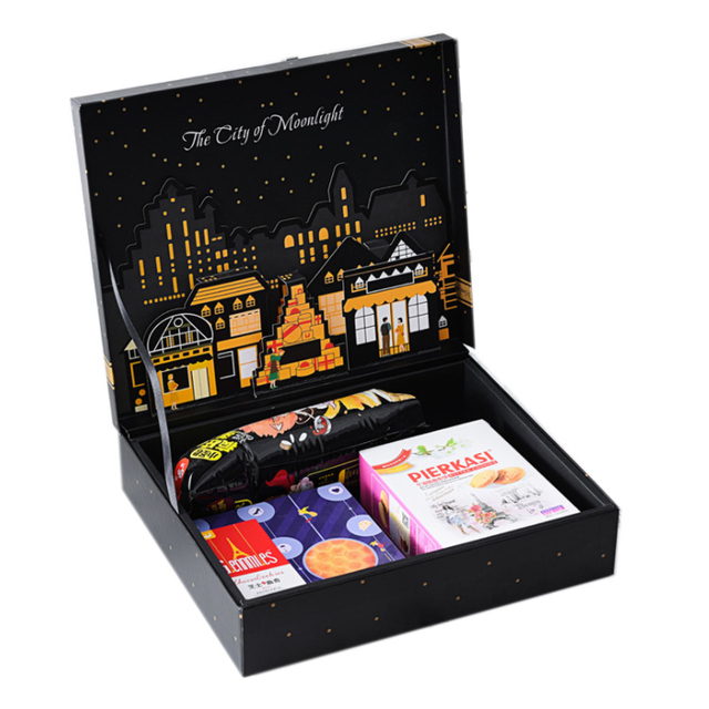 Customized Design Logo High Quality Gift Paper Craft Paper Packing Shopping Box For Gift