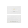 2021 Custom Hard 36PT White Paper blinding deboss hot stamping business cards