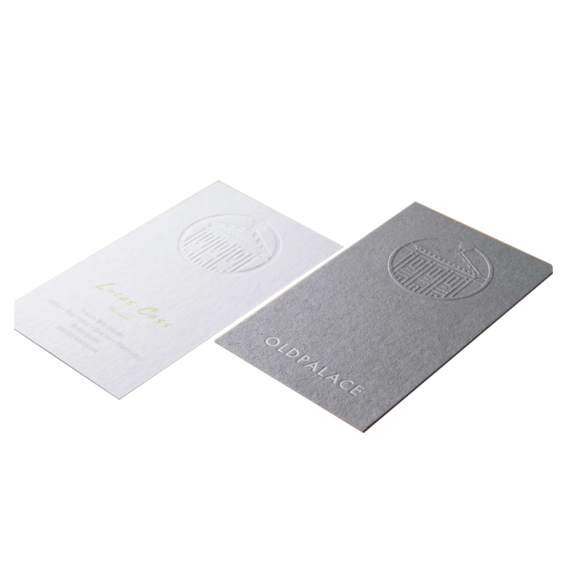 Hot-sale Luxury 2021 Custom white art paper greeting card Cotton paper business cards