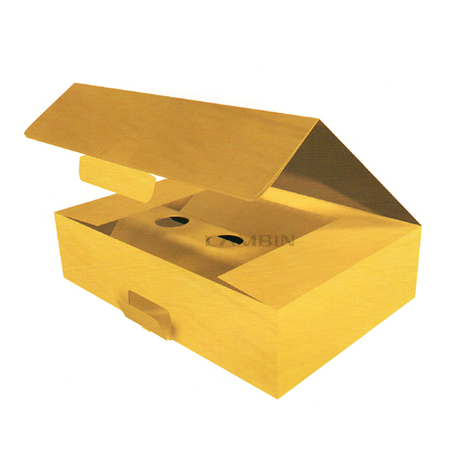 Folded paper box