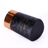 High End Customized Luxury Black Art Paper Packaging Rigid Round Tube Gift Box