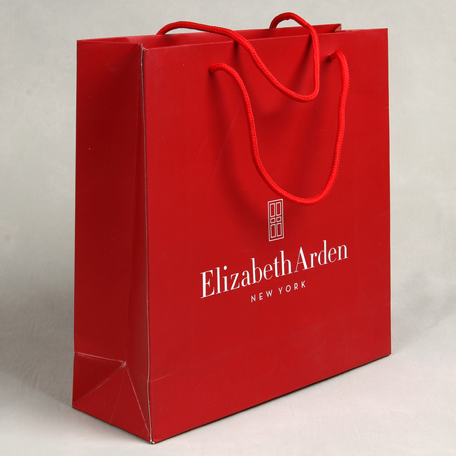 Customized Folding Paper Gift Bags For Packing Silk Scarves