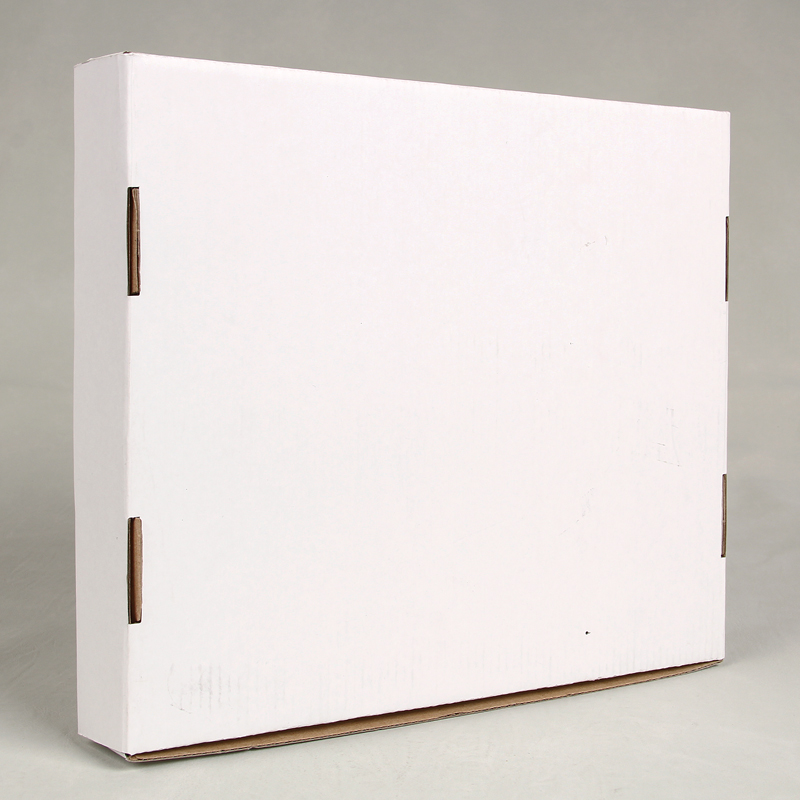 Wholesale Fancy White Folding Box Elegant Scarf Packaging Box Express Box With QR Code For Scarves