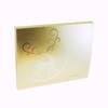 High End Folding Packing Backlight Oil Embossing Gold Paper Cosmetic Gift Box