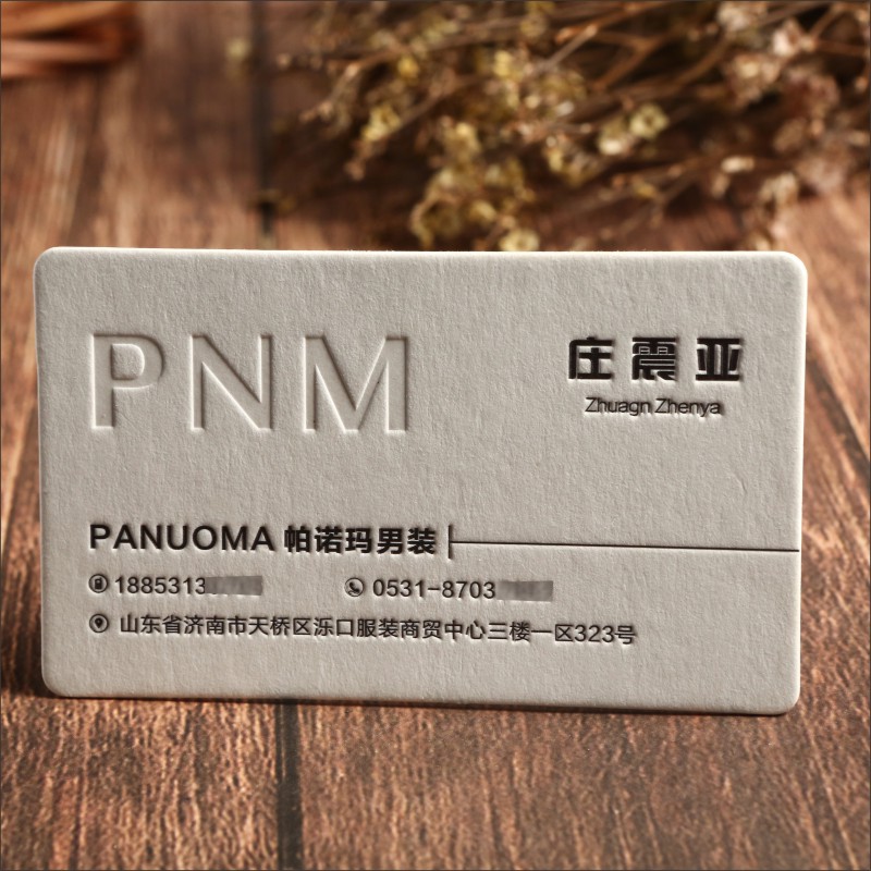 2021 Cheaper Custom Full Color printing Art Special paper business cards