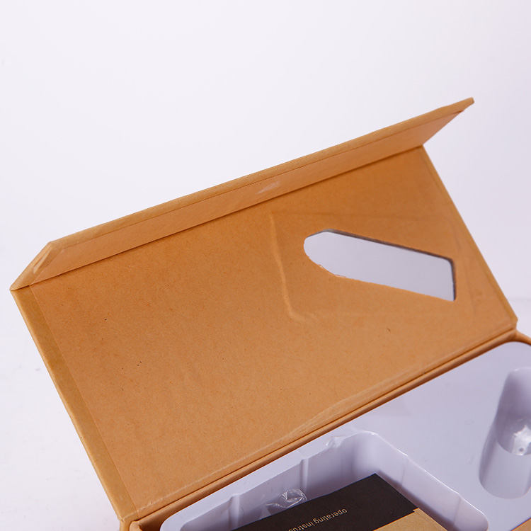 Manufacturers Wholesale Custom Logo Printing Book Flip Paper Packaging Box For Blue-tooth Sets With Gift 