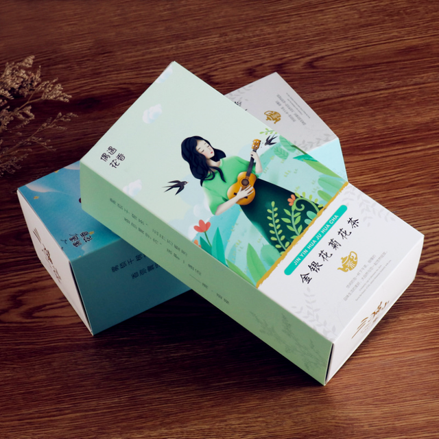 Custom - Made White Cardboard Food Drawer Packaging Box