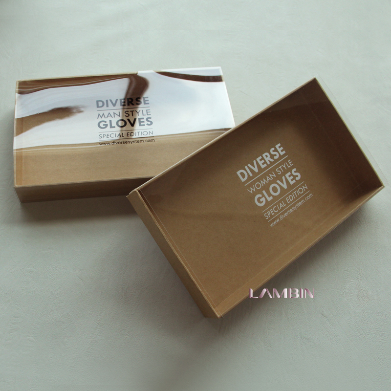 Cardboard Packaging Box With Pvc Cover For Women