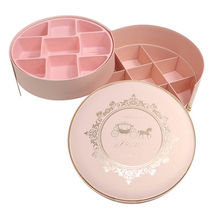 Customized Flower Packaging Gift Box, Hat Design Luxury Preserved Recyclable Paper Boxes