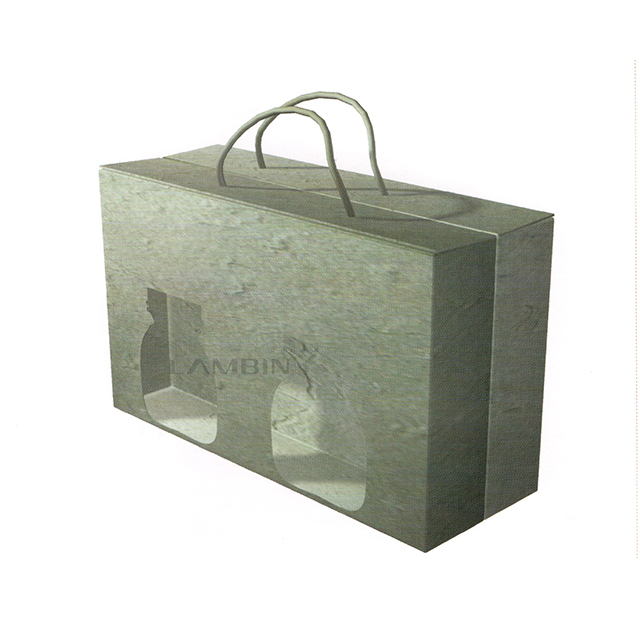takeaway food paper box with handle