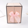 Wholesale pink customized square flower box set 