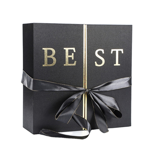 Factory Wholesale Luxury Square Folding Flower Packaging Boxes