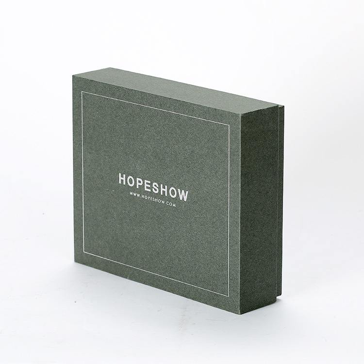 High-quality Luxury Customized Products Cardboard Packaging Boxes With Silver Foil Print For Gift